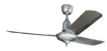 Colonial Brushed Al AC Motor Fan