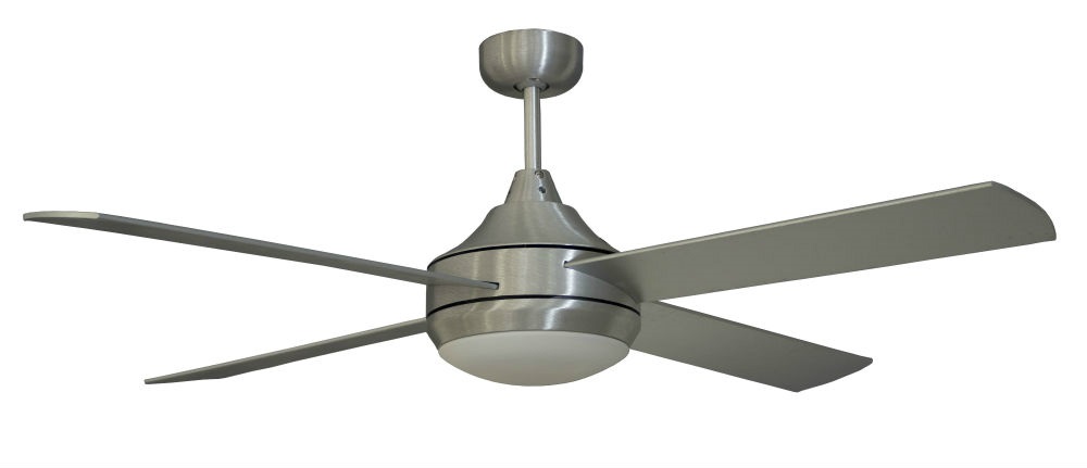 Milano DC Brushed aluminum with LED light