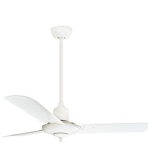 Colonial Matt White AC Motor Fan Colonial Matt White AC Motor Fan