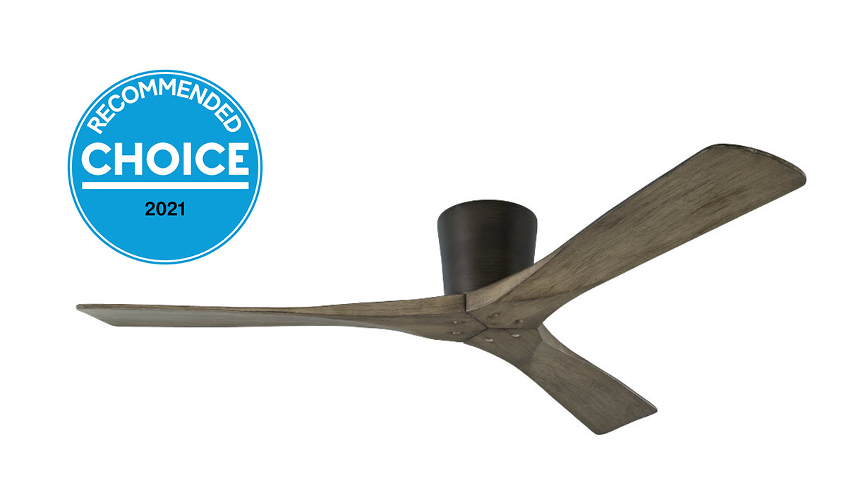 Milano Zen Aged Pewter With Grey Weather Oak Finish Blade (No Light)