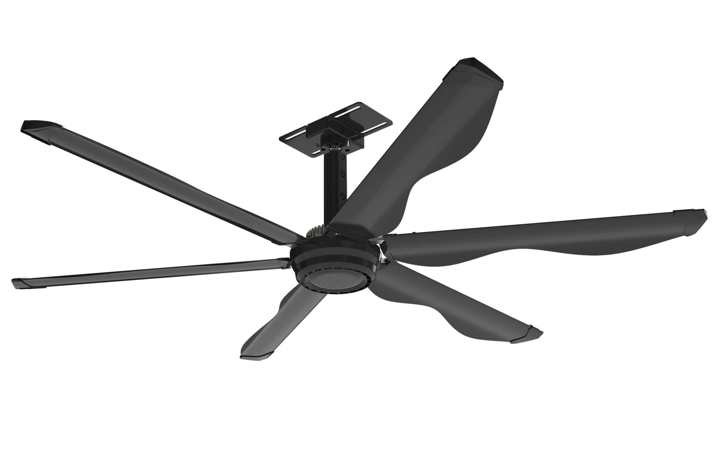 Large Ceiling Fan Black (SHVLS- D5BAA20)