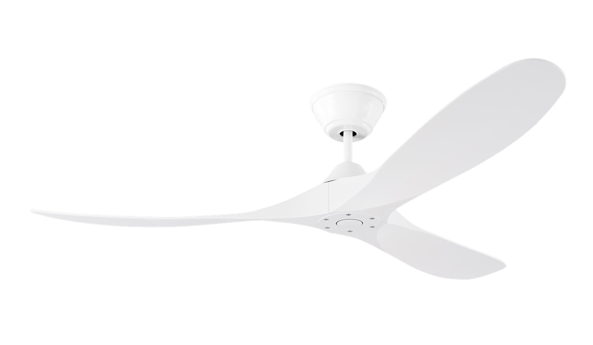 Milano Slider Zest White with White Blade Fan – No Light