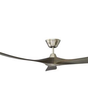 Milano Slider Mini Brushed Steel With Walnut Blade - No Light Milano Slider Mini Brushed Steel With Walnut Blade - No Light